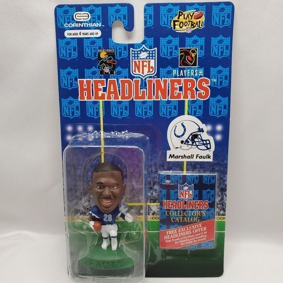 💙NIB Colts Marshall Faulk Headliners - Picture 1 of 2